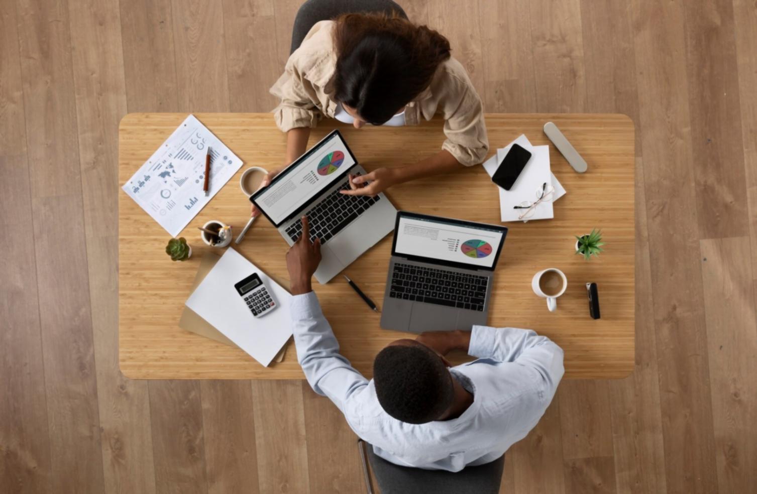Educator reviewing financial literacy program materials